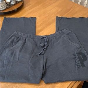 Pink Victoria’s Secret Large Gray Sweats